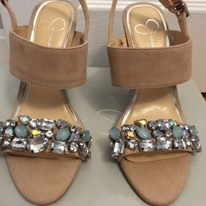 Jessica Simpson Embellished Heel/Sandal